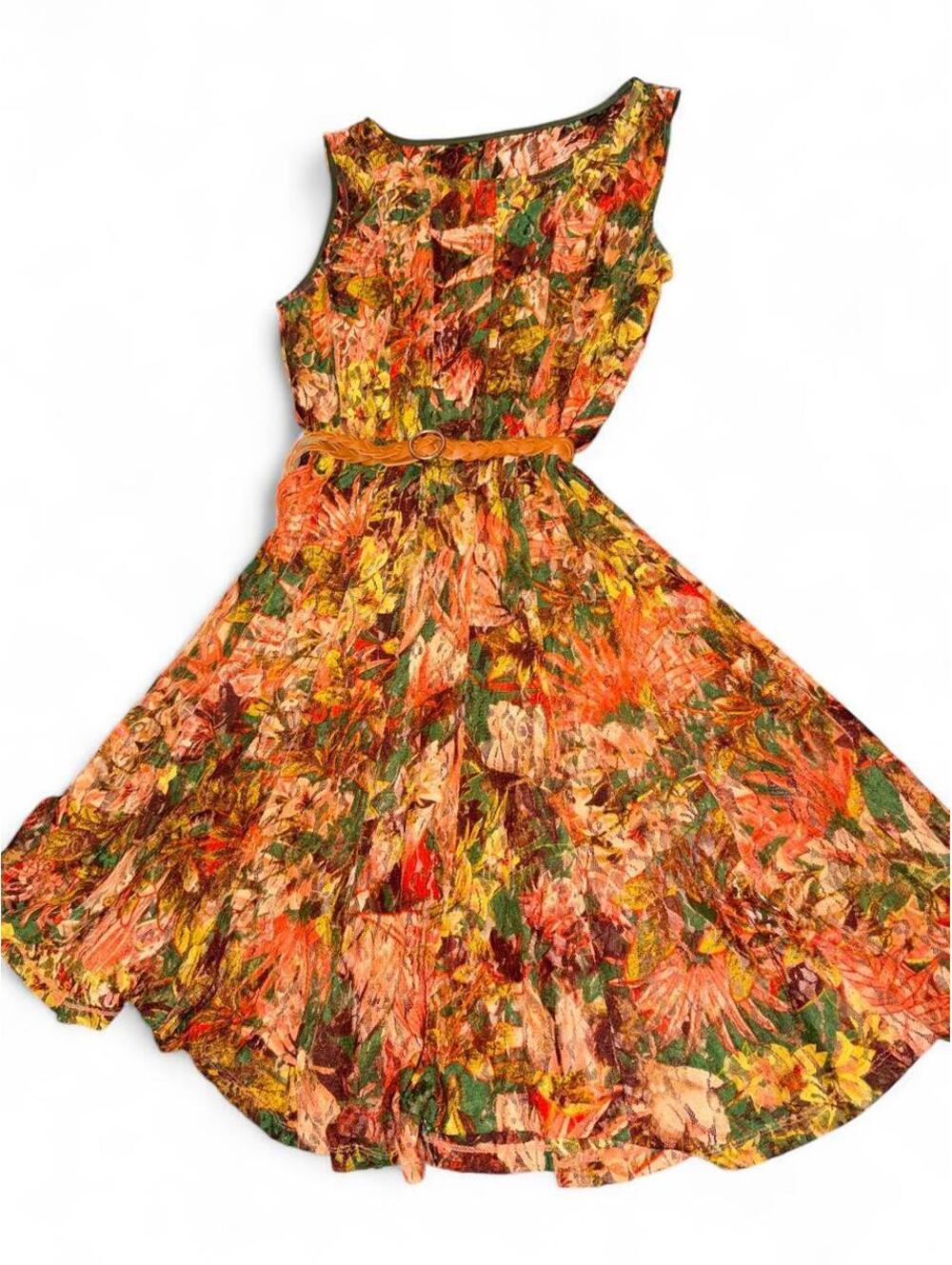Vintage Nina Piccalino Floral Dress Size S/M